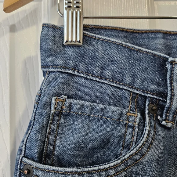 Vintage Levi's 514 Straight Dark Wash Denim Pants Jeans Size (27 x 29) 14REG - Picture 3 of 10